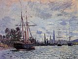 Claude Monet The Seine at Rouen 2 painting